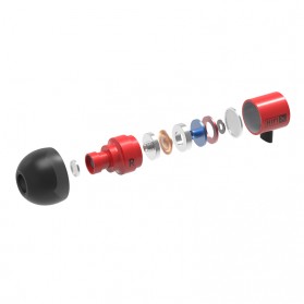 Knowledge Zenith Colorful Miniature In-Ear Earphones Dynamic Driver 8.6mm with Microphone - KZ-HDS1 - Blue - 5
