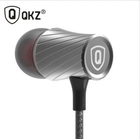 QKZ Tornado Super Bass In-Ear Earphones with Microphone - QKZ-X9 - Silver - 4