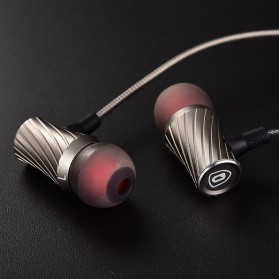 QKZ Tornado Super Bass In-Ear Earphones with Microphone - QKZ-X9 - Silver - 5