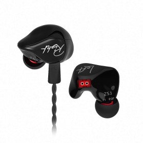 Knowledge Zenith Earphone Sport dengan Mic - KZ-ZS3 - Black - 3