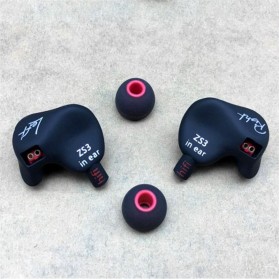 Knowledge Zenith Earphone Sport dengan Mic - KZ-ZS3 - Black - 7
