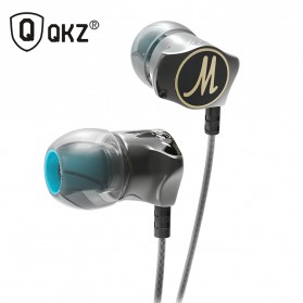 QKZ Stereo Bass In-Ear Earphones with Microphone - QKZ-DM7 - Black - 1