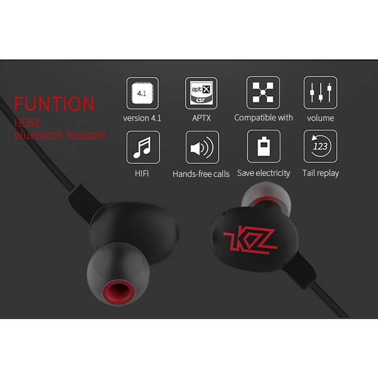 Knowledge Zenith Earphone Bluetooth 4.1 