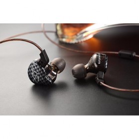 Knowledge Zenith Hybrid Driver Earphone Dengan Mic - KZ-ZST - Black - 5