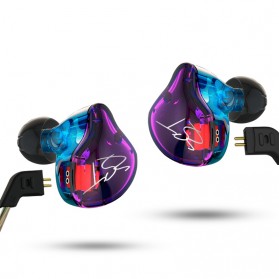 Knowledge Zenith Hybrid Driver Earphone Dengan Mic - KZ-ZST - Multi-Color - 1