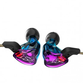 Knowledge Zenith Hybrid Driver Earphone Dengan Mic - KZ-ZST - Multi-Color - 2
