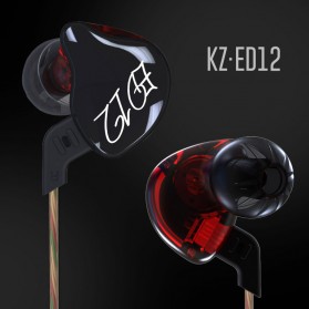 Knowledge Zenith Bass Monitoring Earphones - KZ-ED12 - Black - 4