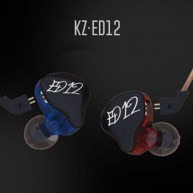 Knowledge Zenith Bass Monitoring Earphones - KZ-ED12 - Black - 5
