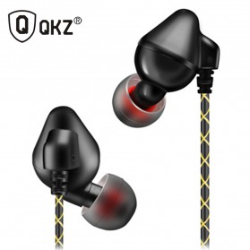 QKZ Piston Earphone with Mic - QKZ-QF2 - Black - 1