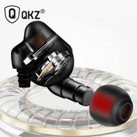 QKZ Piston Earphone with Mic - QKZ-QF2 - Black - 4