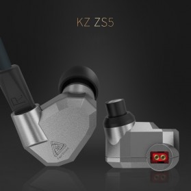 Knowledge Zenith Hybrid Earphone with Mic - KZ-ZS5 - Gray - 7