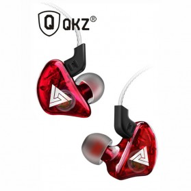 QKZ Earphone HiFi Dengan Mic - QKZ-CK5 - Red - 1