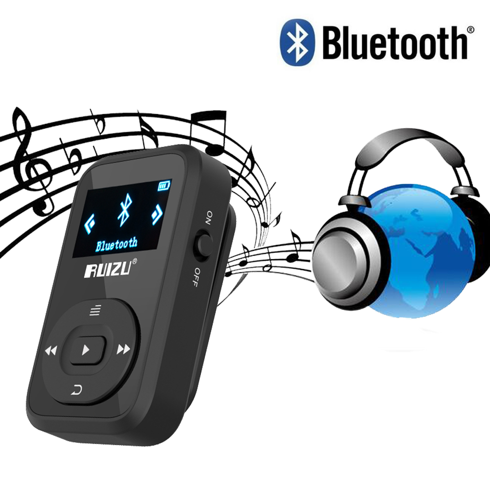 Ruizu X26 Sport Bluetooth HiFi DAP MP3 Player 8GB Black