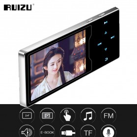 Ruizu D08 HiFi DAP MP3 Player 2.4 Inch Screen 8GB - D08 - Black - 2