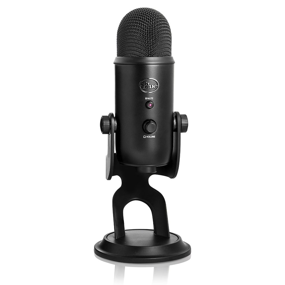Blue Yeti Blackout USB Microphone - Black - JakartaNotebook.com