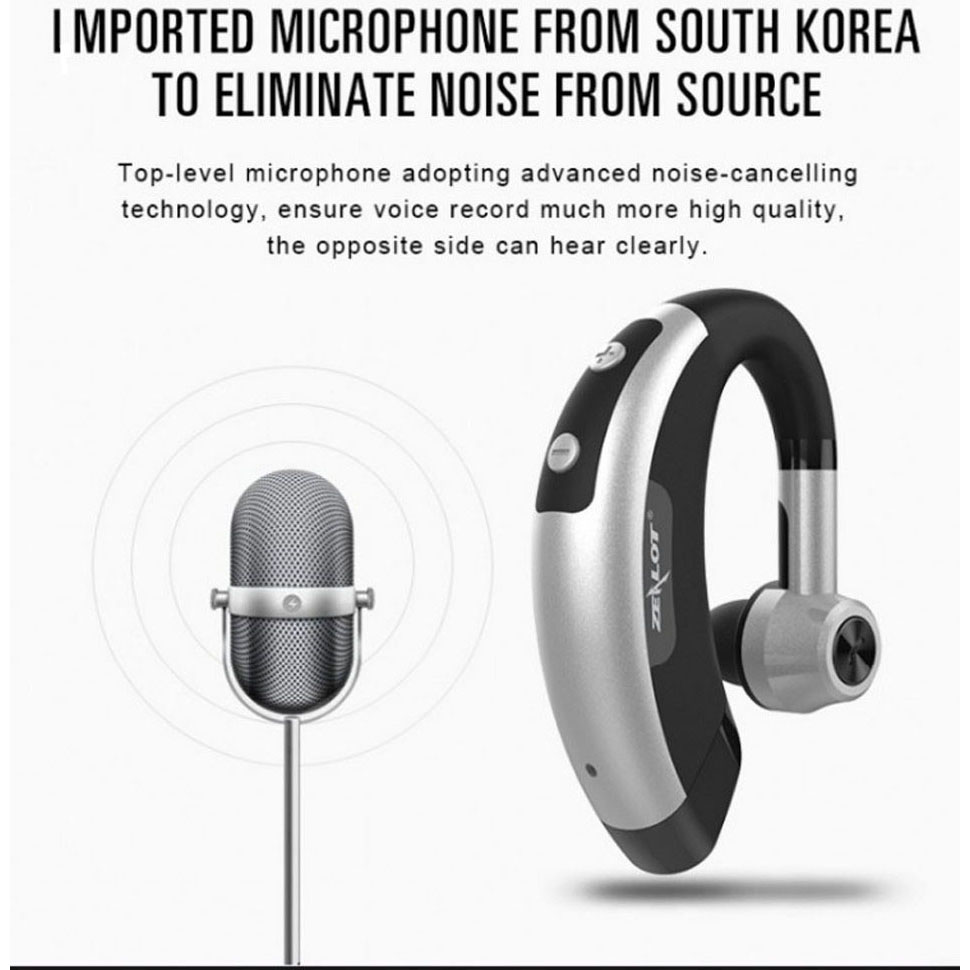 Zealot E1 Wireless Bluetooth Earphone with Microphone 