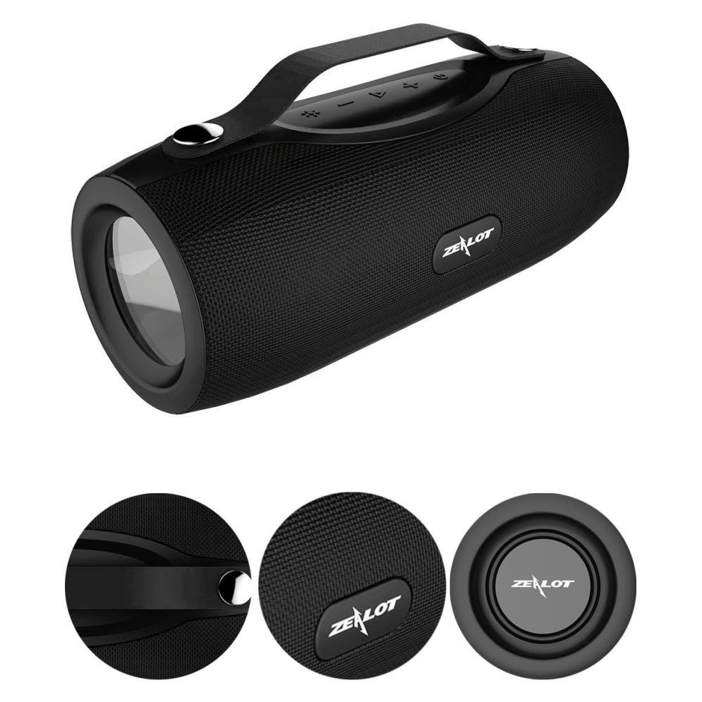 Zealot Portable Bluetooth Speaker with Powerbank + Senter LED - S29
