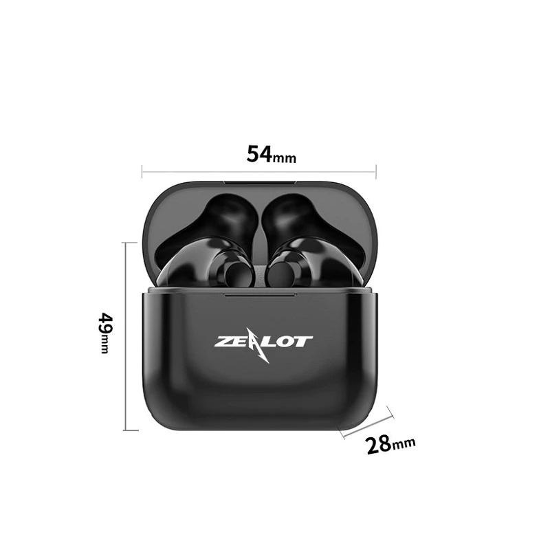 ZEALOT Earphone TWS Bluetooth 5.0 Touch 