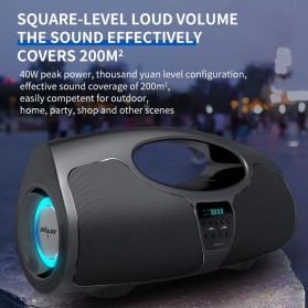 Zealot Portable Bluetooth Speaker Powerful Boombox 40W - P1 - Black - 4