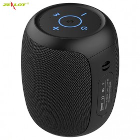 Zealot Portable Bluetooth Speaker Stereo RGB Waterproof IPX7 - S53 - Black