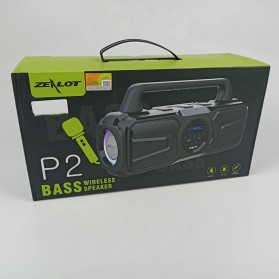 Zealot Portable Bluetooth Speaker Solar Power 20W - P2 - Black - 9