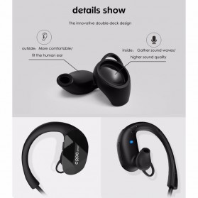 CRDC Earphone Bluetooth Sporty - EP-B34 - Black - 3