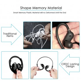 CRDC Earphone Bluetooth Sporty - EP-B34 - Black - 6