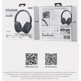 WK Wireless Bluetooth Headphone Headset - M2 - Black - 6