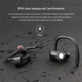 AWEI Wireless Mini Bluetooth Earphone - T2 - Black - 6