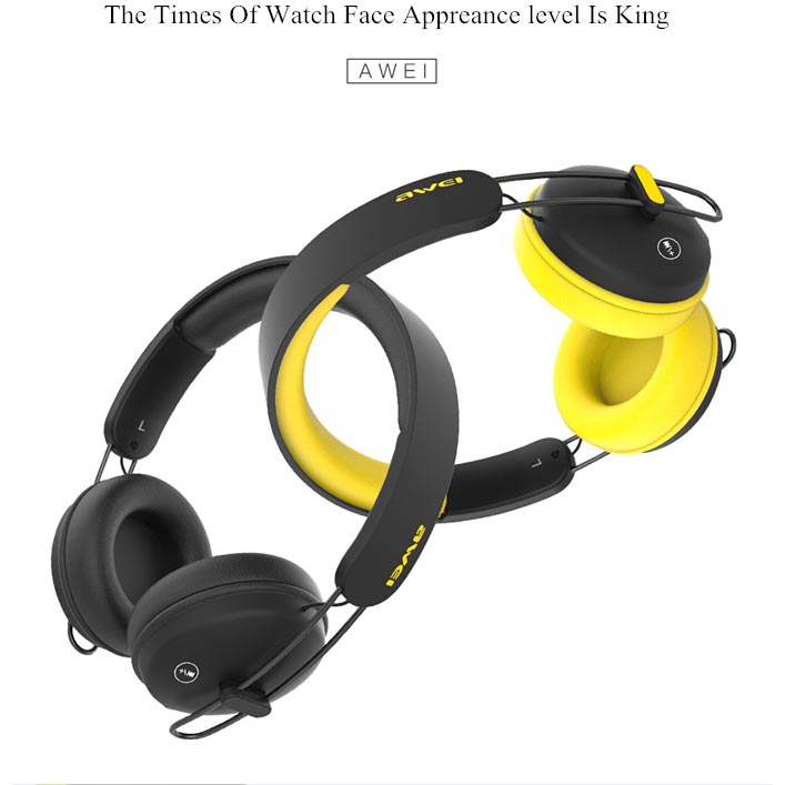 AWEI Bluetooth Wireless Headset Headphone- A800BL - Black -  JakartaNotebook.com
