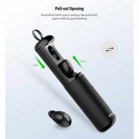 AWEI Dual TWS Airpods Earphone Bluetooth dengan Charging Case - T5 - Black - 6