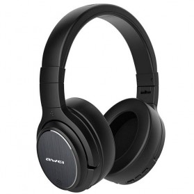 Headphone & Headset - AWEI Bluetooth Wireless Headphone Foldable - A950BL-ANC - Black