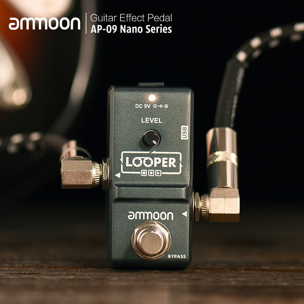 Ammoon Looper Nano Pedal Efek Gitar Overdubs 10 Minute Ammoon Looper Nano Pedal Efek Gitar Overdubs 10 Minute