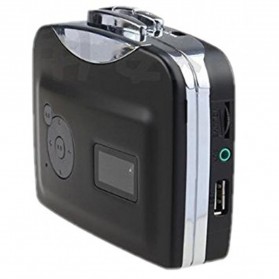 Kaset Tape USB MP3 Player - EC007C - Black - 1