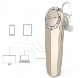 QCY Q8 Bluetooth Headset Handsfree - Golden - 7