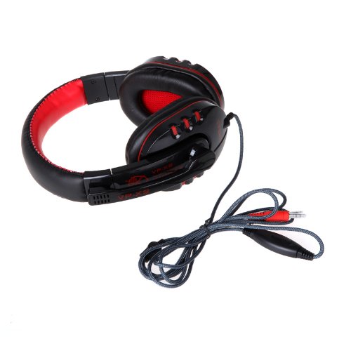 Headset Gaming HiFi dengan Mic, Bermain Game 