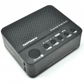 Taffware Jam Alarm Dengan Speaker Bluetooth - BC-01 - Black - 1