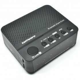 Taffware Jam Alarm Dengan Speaker Bluetooth - KD-66 - Black - 1