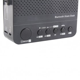 Taffware Jam Alarm Dengan Speaker Bluetooth - BC-01 - Black - 6
