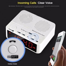 Taffware Jam Alarm Dengan Speaker Bluetooth - BC-01 - Black - 10
