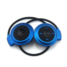 Sport Wireless Bluetooth Headphone dengan Mic - Mini503 - Blue - 1