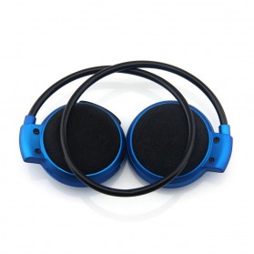 Sport Wireless Bluetooth Headphone dengan Mic - Mini503 - Blue - 2