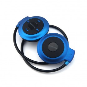 Sport Wireless Bluetooth Headphone dengan Mic - Mini503 - Blue - 3