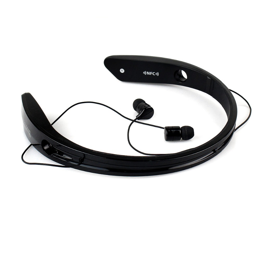 Neckband Wireless Bluetooth Stereo Headset NFC BM170 Black