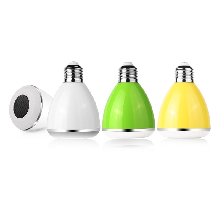 led multicolor light bulb bluetooth speaker dl pc002 white jakartanotebook com