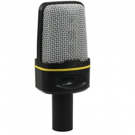 Mikrofon Smooth 3.5mm dengan Stand - Black - 2