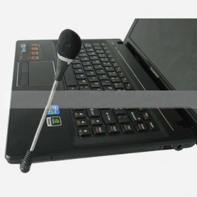 Mikrofon Mini Flexible 3.5mm 17 cm - Black