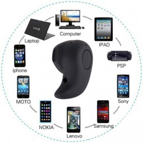 Micro Sport Bluetooth Earphone - S530 - Black - 5