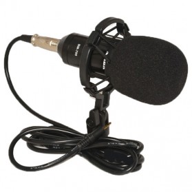 TaffSTUDIO Mikrofon Kondenser Studio dengan Shock Proof Mount - BM-700 - Black - 3