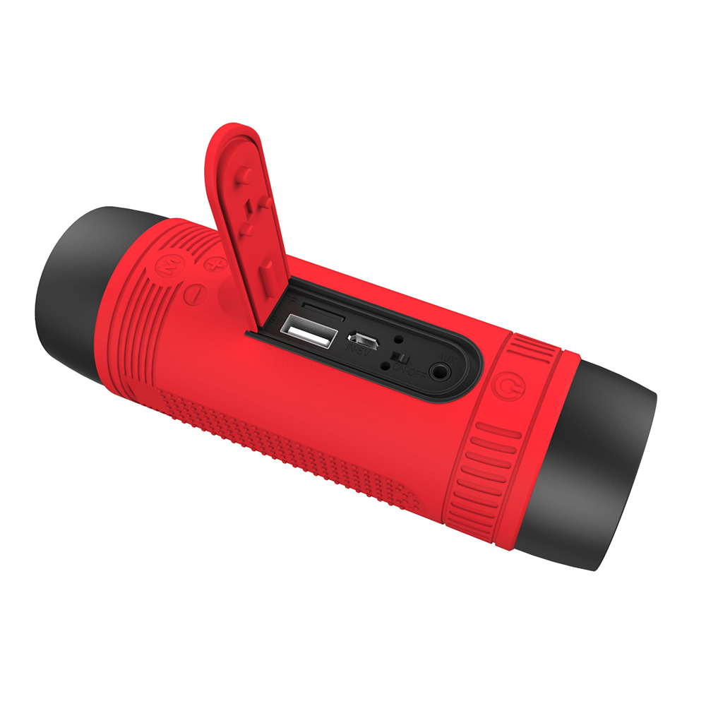 ... Zealot Bluetooth Speaker Waterproof dengan Powerbank 4000mAh & Senter - Black - 4 ...